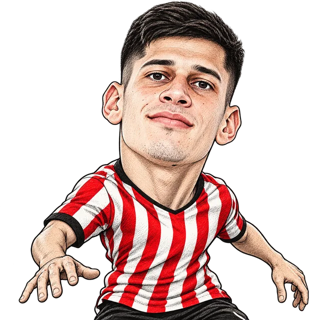 Caricatura de Brian Aguirre
