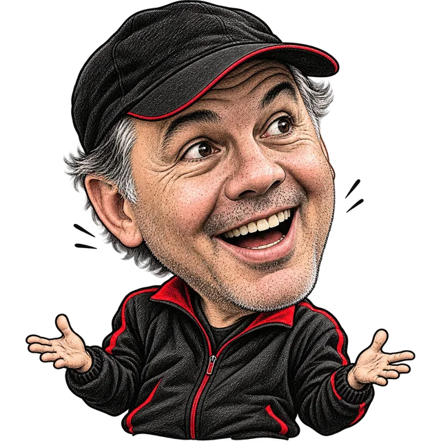 Caricatura de Alejandro Sabella