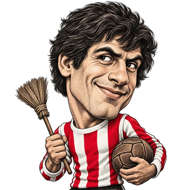 Caricatura de Juan Ramón Verón